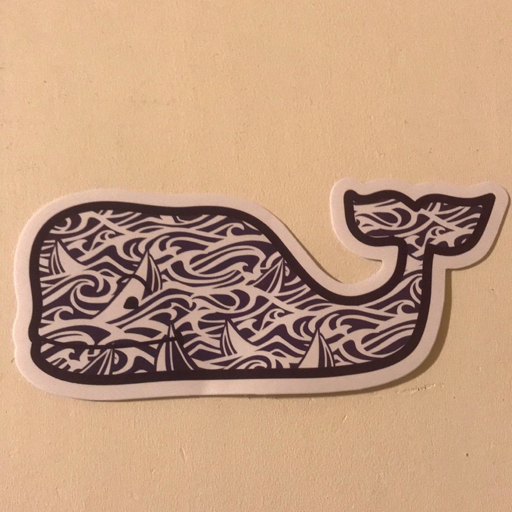 Vineyard Vines Whale Sticker